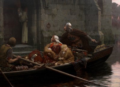 W Czasie Zagrożenia autorstwa Edmund Leighton