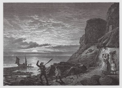 Wyruszamy w rejs (grawerunek) autorstwa Edmund Morison (after) Wimperis