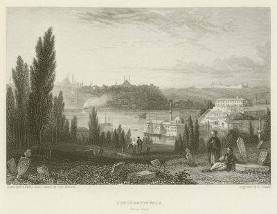 Konstantynopol, z Pera autorstwa Edmund Thomas Parris