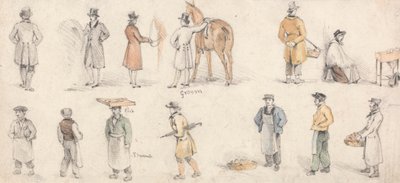 Badania kupców i stajennych autorstwa Edmund Thomas Parris
