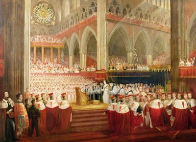 Koronacja królowej Wiktorii, 28 czerwca 1838 r. autorstwa Edmund Thomas Parris