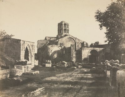 Saint-Honorat, w pobliżu Arles autorstwa Edouard Denis Baldus