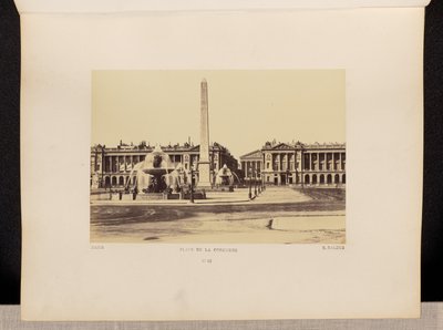 Place de la Concorde (nr 45) autorstwa Édouard Baldus