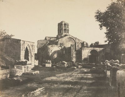 Saint-Honorat, niedaleko Arles autorstwa Édouard Baldus