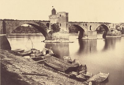 Most Saint Bénézet, Awinion autorstwa Édouard Baldus