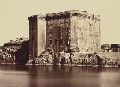 Tarascon. Château autorstwa Édouard Baldus
