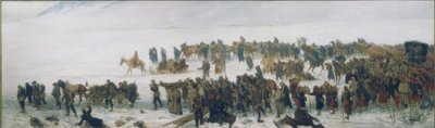 Pociąg rannych autorstwa Edouard Castres