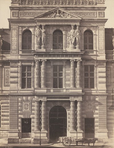Biblioteka Cesarska w Luwrze autorstwa Edouard Denis Baldus