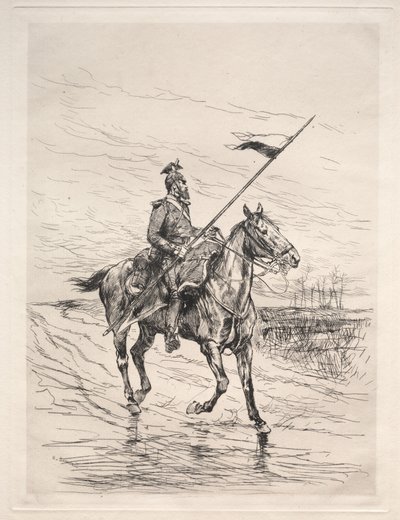 Ułan autorstwa Edouard Detaille