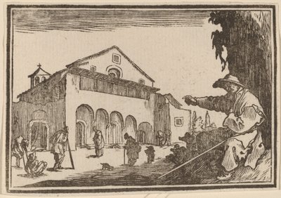 Przytułek autorstwa Edouard Eckman after Jacques Callot
