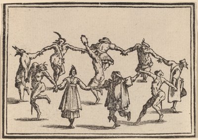 Taniec autorstwa Edouard Eckman after Jacques Callot