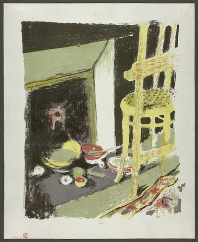 The Hearth, płyta ósma z Landscapes and Interiors autorstwa Édouard Jean Vuillard