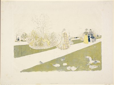 Ogród Tuileries autorstwa Édouard Jean Vuillard
