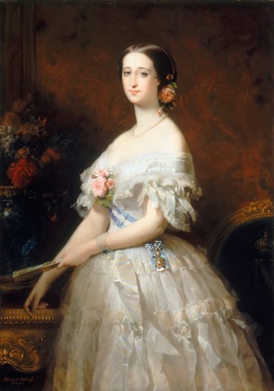 Eugénie de Montijo, cesarzowa Francuzów autorstwa Edouard Louis Dubufe