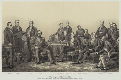 Kongres Paryski autorstwa Edouard Louis Dubufe