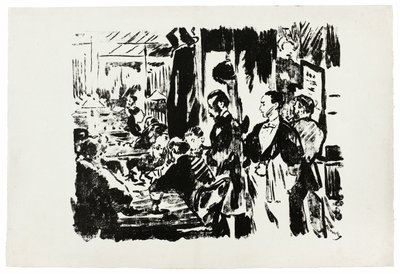W kawiarni (tablica niepublikowana) autorstwa Édouard Manet