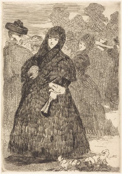 W Prado Au Prado, 18651868. autorstwa Édouard Manet
