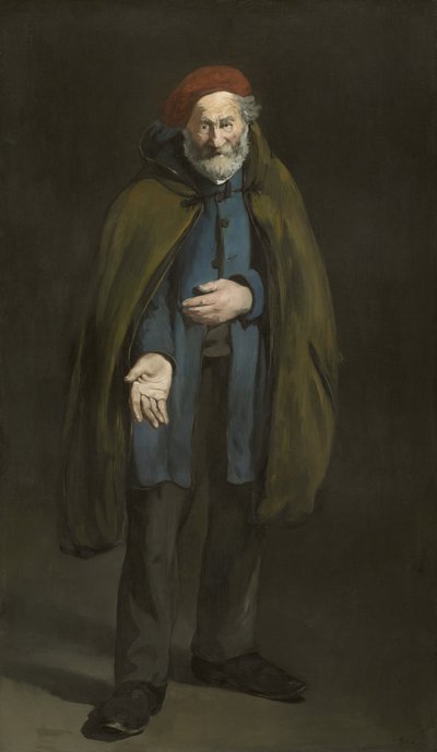 Żebrak w marynarskim płaszczu autorstwa Édouard Manet