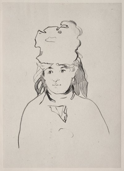 Berthe Morisot autorstwa Édouard Manet