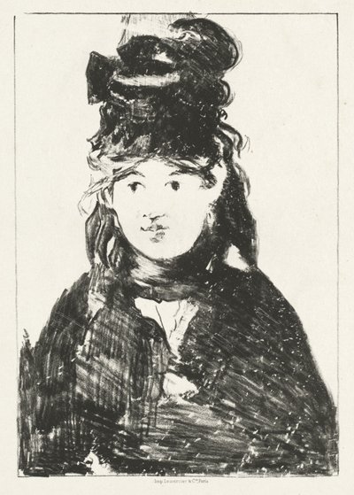 Berthe Morisot, 1872. autorstwa Édouard Manet