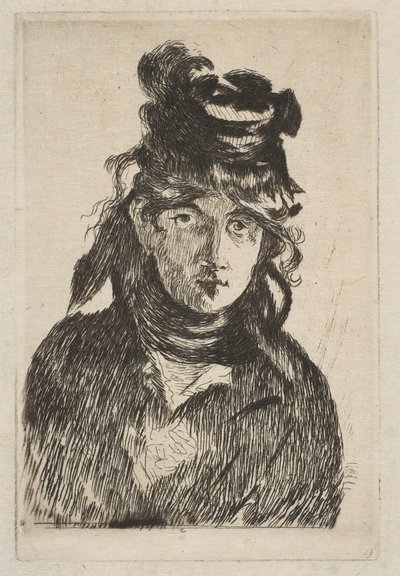 Berthe Morisot, 1872. autorstwa Édouard Manet