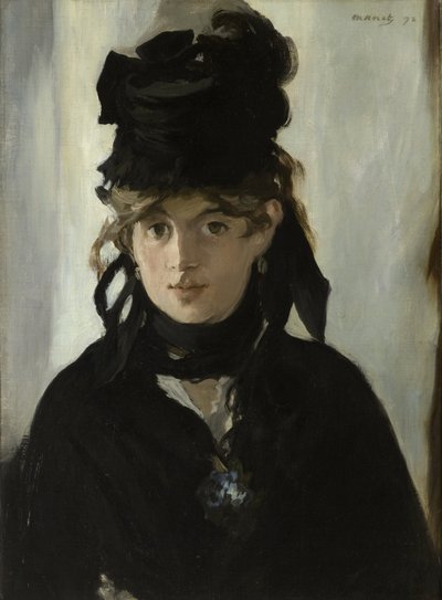 Berthe Morisot z bukietem fiołków, ok. 1930 r. 1880 autorstwa Édouard Manet