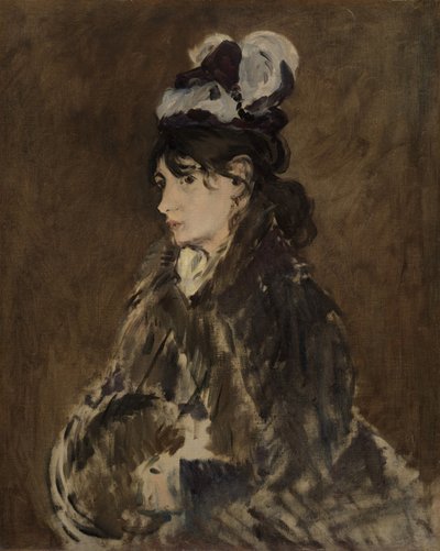 Berthe Morisot, c.1873 autorstwa Édouard Manet