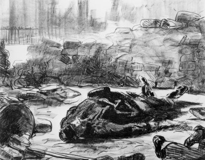 Wojna domowa autorstwa Édouard Manet