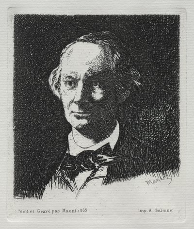 Charles Baudelaire autorstwa Édouard Manet