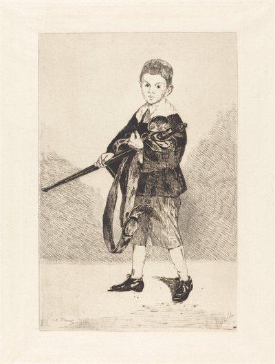 Dziecko z mieczem, zwrócone w lewo Dziecko z mieczem, zwrócone w lewo, 1862. autorstwa Édouard Manet