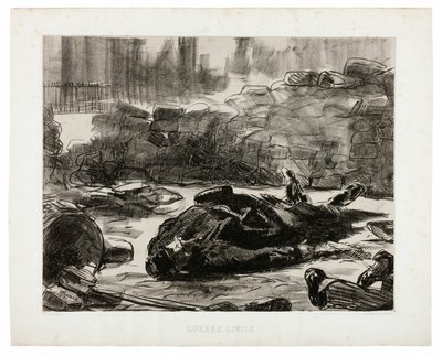 Wojna domowa autorstwa Édouard Manet