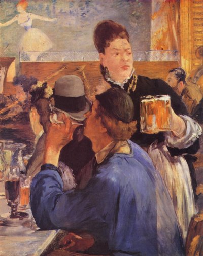 Kącik kawiarniano-koncertowy autorstwa Édouard Manet