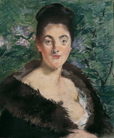 dama w futrze autorstwa Édouard Manet