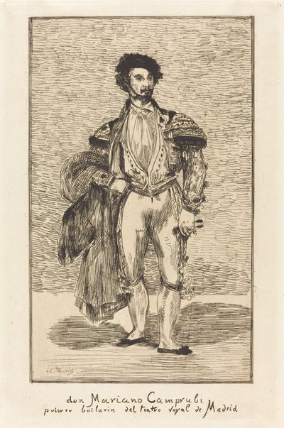 Don Mariano Camprubi (Tancerz) autorstwa Édouard Manet