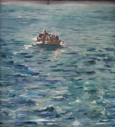 Ucieczka z Rochefort autorstwa Édouard Manet