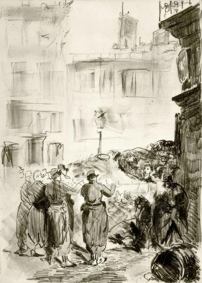 Barykada autorstwa Édouard Manet