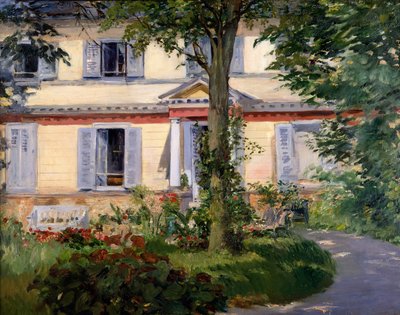 Dom w Rueil autorstwa Édouard Manet