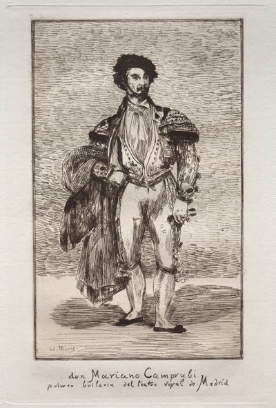 Tancerz (Don Mariano Camprubi) autorstwa Édouard Manet