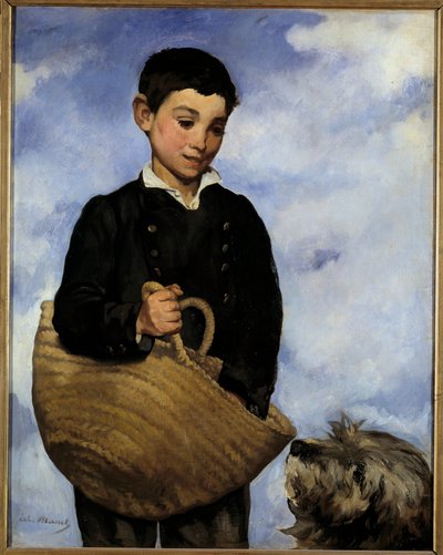 Dziecko z psem Obraz Edouarda Maneta (1832-1883) autorstwa Édouard Manet