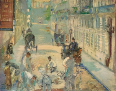 Bruki Rue de Berne, 1878 autorstwa Édouard Manet