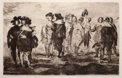 Mali jeźdźcy autorstwa Édouard Manet