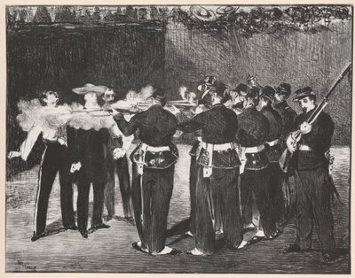 Egzekucja Maksymiliana autorstwa Édouard Manet
