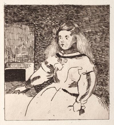 Niemowlę Małgorzata autorstwa Édouard Manet