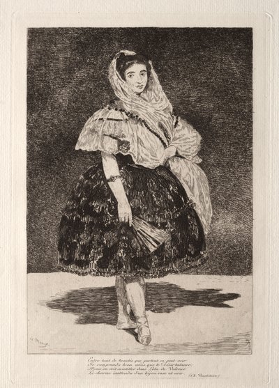 Lola de Valencia autorstwa Édouard Manet