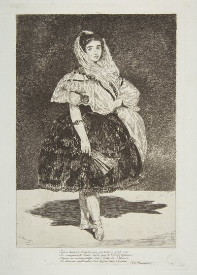 Lola de Valence autorstwa Édouard Manet