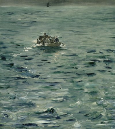 Ucieczka z Rochefort autorstwa Édouard Manet