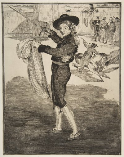 Mlle. Victorine w stroju Espady, 1862. autorstwa Édouard Manet