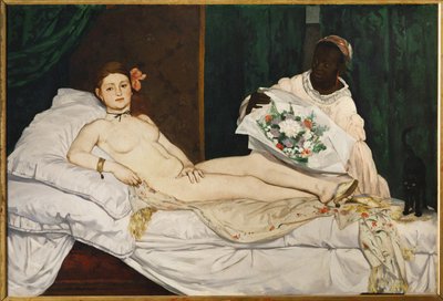 Olympia (olej na płótnie) autorstwa Edouard Manet