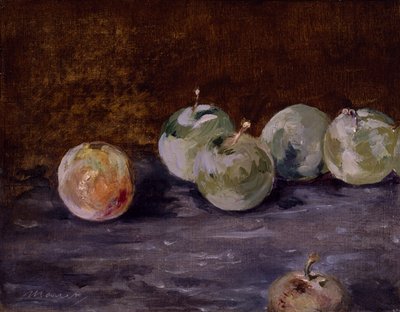 Śliwki, ok.1880 autorstwa Édouard Manet