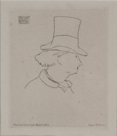 Portret Baudelaire